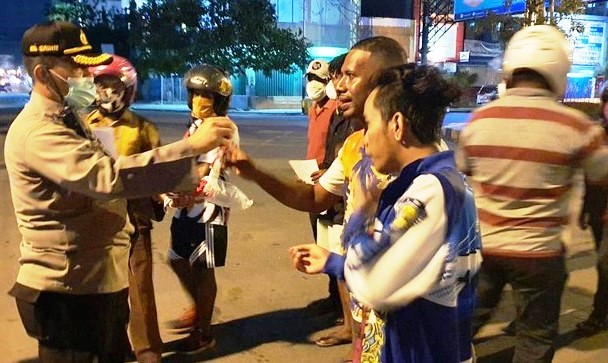 Langgar Aturan Jam Malam di Jayapura, 426 orang Dapatkan Surat Teguran