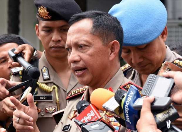 Kapolri: Tindak Tegas Massa ke Jakarta