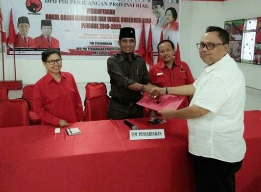 Indra Muchlis Ikut Penjaringan Cagubri di PDIP