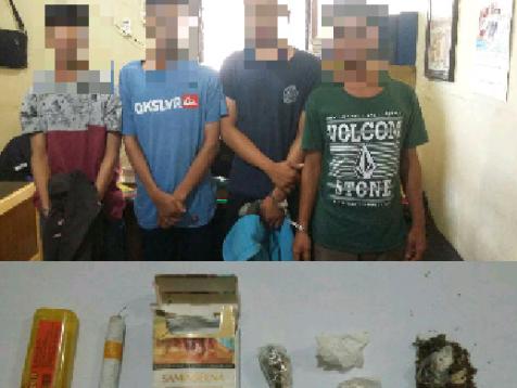 Isap Ganja, Enam Pelajar Diseret Polisi