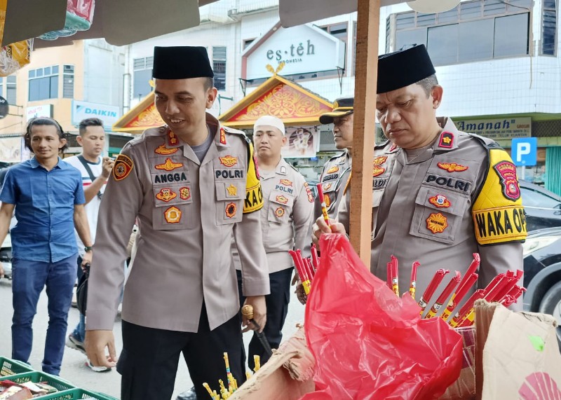 Monitoring Pasar Ramadhan, Ini Arahan Kapolres Kuansing