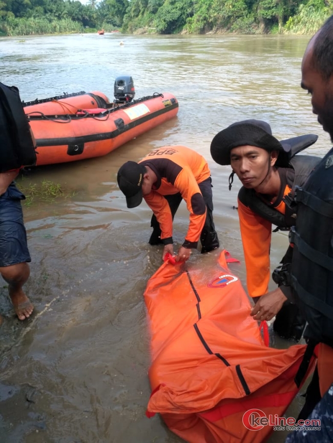 2 Hari Tenggelam, Anak STM Nasional Kisaran Gambang Diarus Sungai Silau