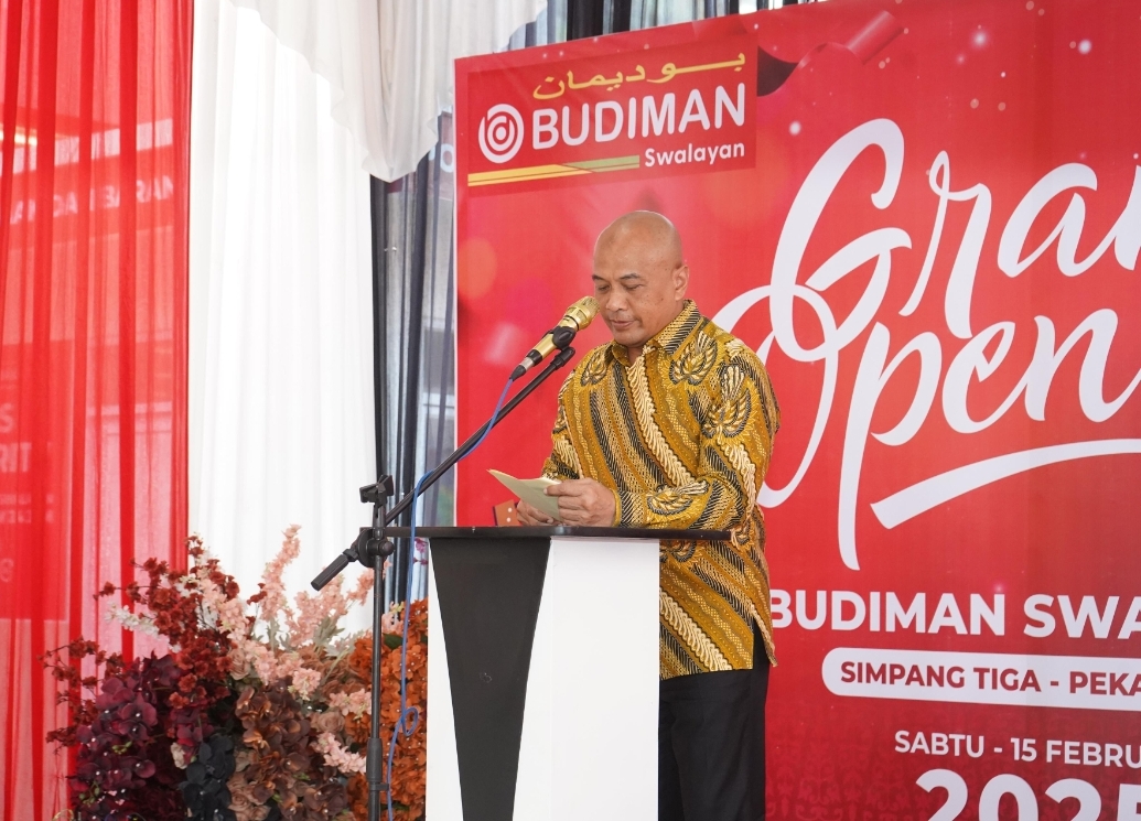 Hadiri Grand Opening Budiman Swalayan, Ini Pesan Wakapolda Riau Brigjen Jossy