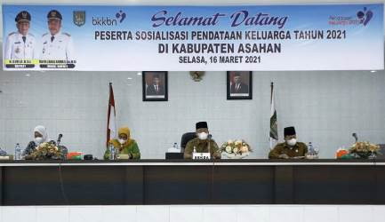 Buka Sosialisasi Pendataan Keluarga Tahun 2021, PJ Sekda Asahan: Wujudkan Visi Misi Asahan