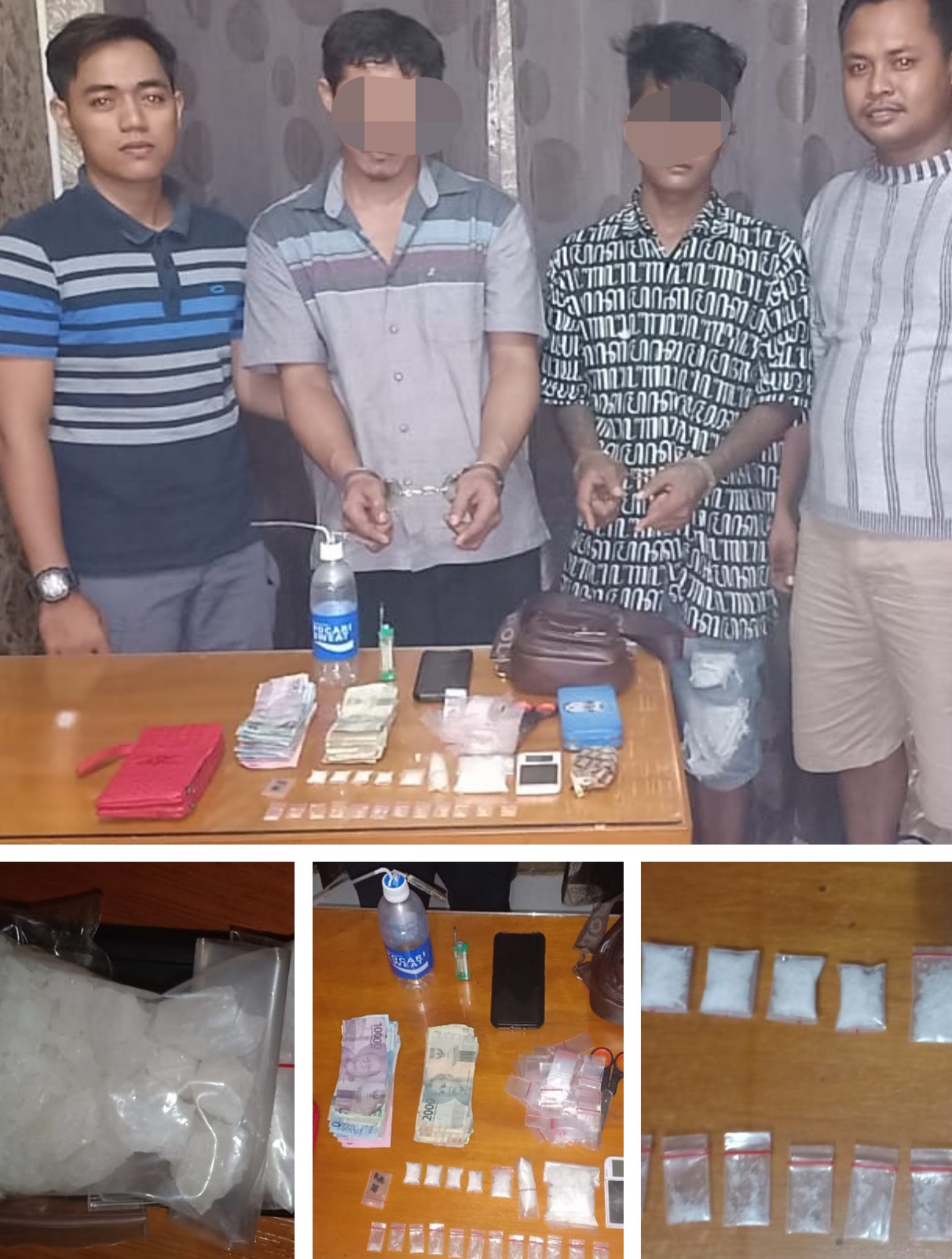 Polsek Kubu Berhasil Ungkap 45,3 Gram Sabu Sabu dari 2 Orang Nelayan 