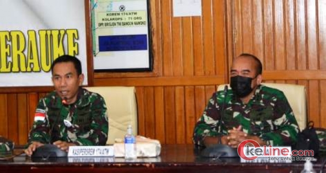 Tim Pusjarah TNI Kunjungi Markas Korem 174/ATW Merauke