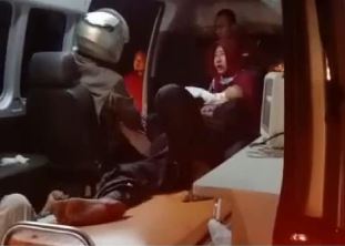 Kecelakaan Lalu Lintas di Jalintim Pelalawan, Innova Masuk Jurang Setelah Hantam Sepeda Motor