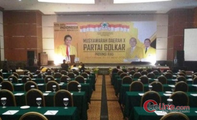 Diduga Sarat Kepentingan, Musda Golkar Riau Batal