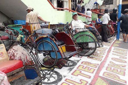 16 Tukang Becak Gagal dapat BPJS