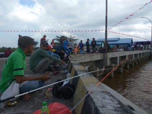 Plh Asisten III Setdakab Inhil, BukaFestival Mancing Udang Galah Diikuti Ratusan Peserta