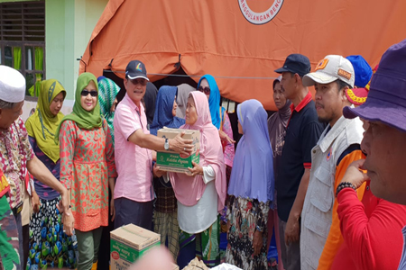 Prihatin Lihat Bencana Banjir di Rantau Kopar, Sekda Ajak Perusahaan Ikut Bantu Pemkab Rokan Hilir