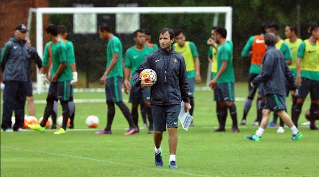 Mengintip Latihan Pertama Timnas Indonesia U-22