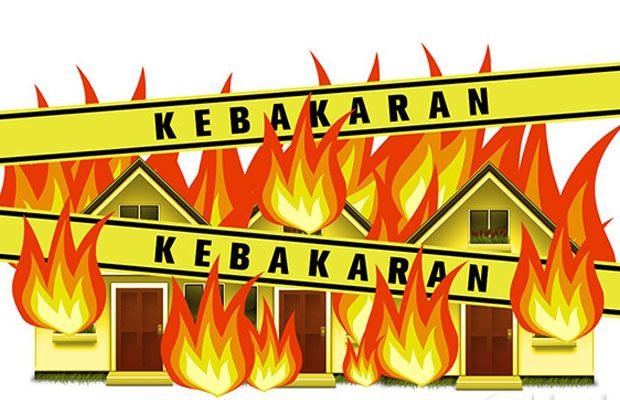 Damkar Terlambat, Empat Rumah Rata dengan Tanah