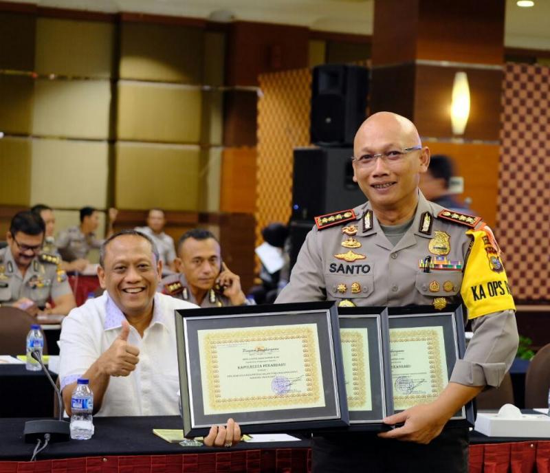 Polresta Pekanbaru Raih Penghargaan Kapolda Riau