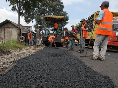 Dinas PUPR Riau Kebut Perbaikan Jalur Mudik