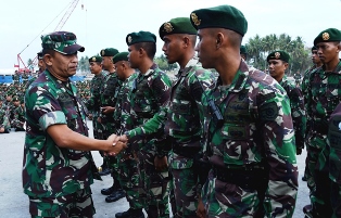 TNI Tarik 1.335 Prajurit dari Sulteng