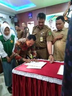 IWO Inhil Laksanakan Penandatanganan MOU Bersama Disdukcapil Inhil