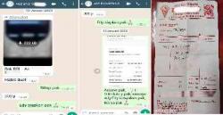 BB Ini Diduga Chat WA Bupati Rohil Minta Uang Pada Pengusaha, Kirimkan ke Rek Ini ya!