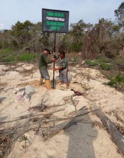 Diduga Mavia Tanah Bereaksi ! 800 Hektar Lahan Kawasan Hutan di Siarang arang Rohil Dijual ke Perusahaan 