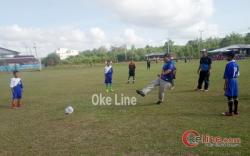 UPTD Disdik Tebingtinggi dan Ketua PSI Buka Turnamen Bola Piala Korwil