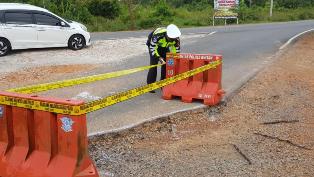 Jalan Bintan Menuju Tanjungpiang Menunggu Korban