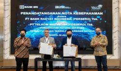 BRI Tandatangani Nota Kesepahaman dengan PT Telkom Terkait Teknologi Berbasis Satelit