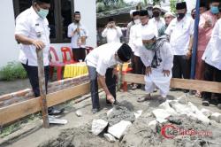 Peletakan Batu Pertama Dirumah Tahfiz Daarul Quran Sei Apung, Ini Pesan H.Surya