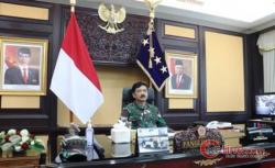 Panglima TNI Ikuti Webinar Rakornas Pengawasan Intern Pemerintah