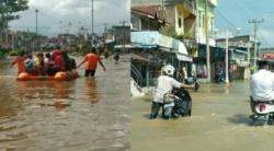 Ribuan Rumah Warga di Rohul Terendam Banjir, Akibat Diguyur Hujan Deras dan Sungai Meluap