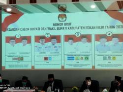 Pilkada Rohil 2020, Ini Daftar Urut Paslon Bupati dan Wakil Bupati Rohil