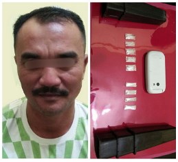 Simpan Paket Sabu di Pot Bunga, Warga Rohil Ditangkap