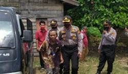 Terharu Keadaan Seorang Pengemis, Polsek Tanah Putih Bantu dan Carikan Rumah Kontrakan Baru