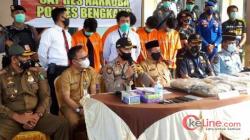 14 Kilogram Daun Ganja Kering dengan 5 Pelaku Ditangkap di Bengkalis