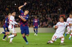 Trio MSG Barcelona Kembali Unjuk Gigi, Gol Indah Suarez Tutup Pesta Barca Atas Mallorca