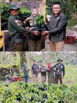 Tanam Pohon dan Pulihkan DAS , Yayasan SALAMBA Tanam 6000 Pohon di Pinggiran Sungai Geniot Dumai 