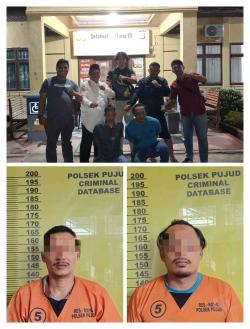 54,02 Gram Sabu dan Dua Pelaku Berhasil di Amankan Tim Opsnal Polsek Pujud 