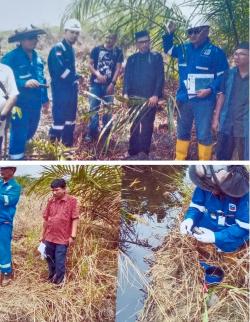 4 Tahun Lahannya Tercemar Limbah, Auzar Tuding PT.CPI Tidak    Tanggung Jawab