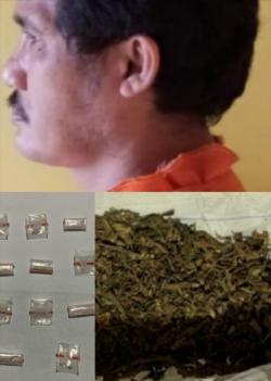 Lagi Nunggu Pelanggan di Rumahnya, Pengedar Sabu dan Ganja di Tangkap Polisi