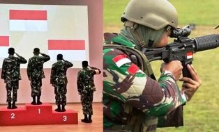 TNI AD Juara Umum Lomba Tembak Asia