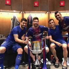 Leo Messi Dan Suarez Torehkan Rekor Baru Usai Bantai Sevilla Difinal CDR