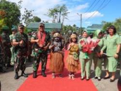 Danrem 174 Merauke Laksanakan Kunjungan Kerja ke Kodim 1710/Timika