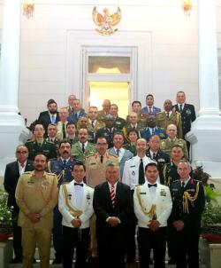 Tempat Pencak Silat Meriahkan Resepsi Diplomatik TNI di Mesir   