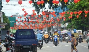 Imlek di Singkawang Sudah Terasa