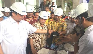 Menteri Perindustrian Tinjau Pabrik Rayon Terintegrasi Pelalawan