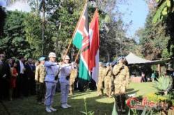 Dihalaman Wisma Duta RI, Nairobi, Kenya, Parjurit Tampilkan Seni Budaya