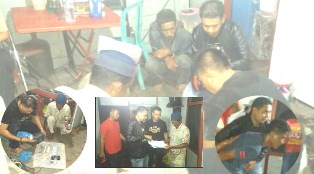 Pesta Sabu 6 Orang Warga Meranti Digerebek