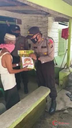 Dalam Rangka Hari Bhayangkara ke-74, Polsek Bandar Pulau Salurkan Bansos Tahap lll