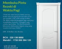 Menafkahkan Harta di Waktu Pagi, Insyaallah Membuka Pintu Rezeki