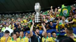 Brasil Angkat Tropi Copa America Setelah Menanti 12 Tahun