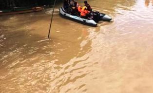 Pencari Kayu Nibung Tenggelam di Sungai Sebaung Masih Dicari